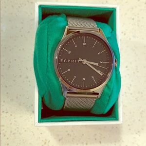 Silver Esprit watch for women